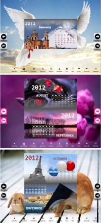 Flipbook_Themes_Package_Calendar_Animal screenshot