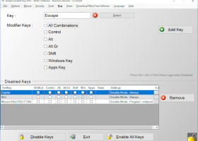 Simple Disable Key screenshot