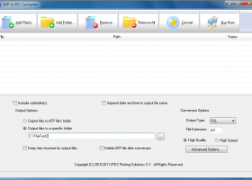 AFP to PCL Converter screenshot