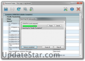UpdateStar Password Finder screenshot