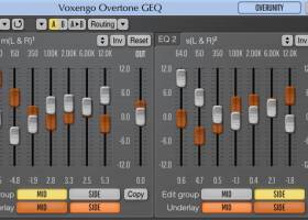 Voxengo Overtone GEQ screenshot