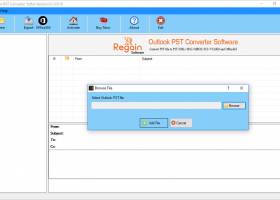 Outlook PST Converter Tool screenshot