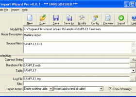 Import Wizard screenshot