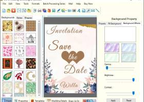 Wedding Invitation Card Creating Tool screenshot