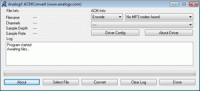 AnalogX ACM Convert screenshot