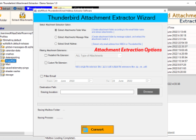 Thunderbird Attachment Extractor screenshot