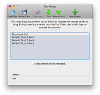 Doc Merge screenshot