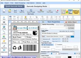 Barcode Label Maker Software Publisher screenshot