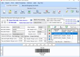 Medical Equipment Barcode Labeling Tool screenshot