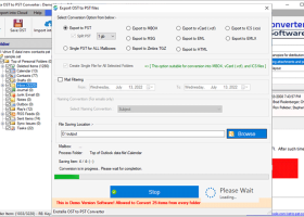 Enstella OST to PST Converter screenshot