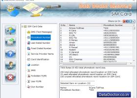 Cell Phone Sim Card Data Recovery screenshot