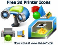 Free 3d Printer Icon Set screenshot