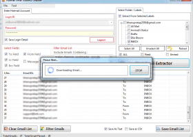 Hotmail Email Address Grabber screenshot