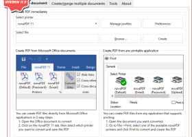 novaPDF Professional screenshot