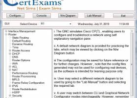 CCNA Exam Simulator w/ Network Simulator screenshot