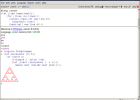 DrRacket screenshot