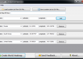 World Heatmap Creator screenshot