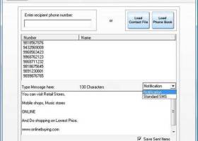 Bulk Text Messaging Sender Software screenshot