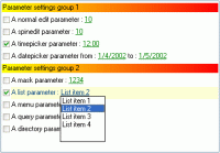 TParamCheckList screenshot