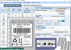 2D Barcode Label Maker Software screenshot