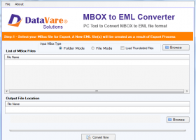 DataVare MBOX to EML Converter Expert screenshot