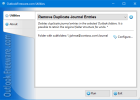 Remove Duplicate Journal Entries screenshot