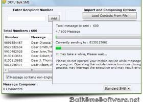 Bulk SMS GSM screenshot