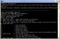 Encrypt PDF Command Line screenshot