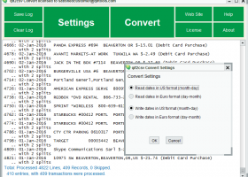 QIF2CSV Convert screenshot