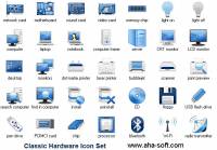 Classic Hardware Icon Set screenshot