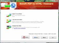 Boxoft Free PDF to Html (freeware) screenshot