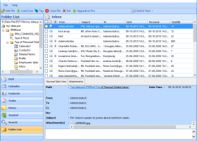 PST File into PDF Converter screenshot