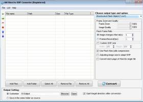 Ailt Word to SWF Converter screenshot