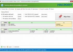 Macrorit Disk Partition Wiper screenshot