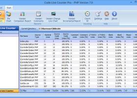 Code Line Counter Pro - PHP Version screenshot