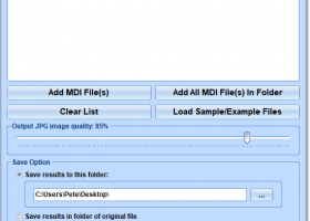 MDI To JPG Converter Software screenshot