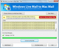 Windows Live Mail to Outlook for Mac screenshot