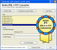 Import Windows EML to Outlook PST screenshot