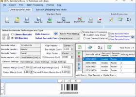Library Books Barcode Maker Software screenshot
