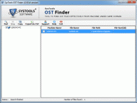 Microsoft Outlook OST Finder screenshot