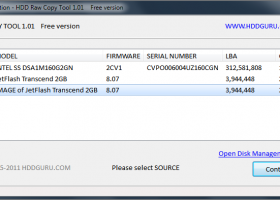 HDD Raw Copy Tool Portable screenshot