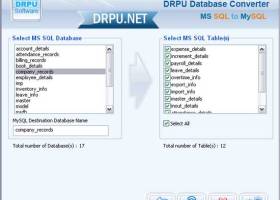 MSSQL to MySQL Conversion Software Ex screenshot