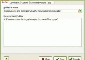 PaGoDump for PostgreSQL screenshot