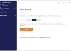 Apeaksoft iPhone Eraser screenshot