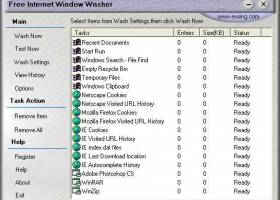 Free Internet Window Washer screenshot