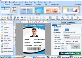 Student ID Card Maker Software screenshot