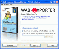 Convert WAB from Outlook Express to Outlook screenshot