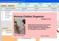 Victoria Clothes Organizer screenshot