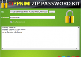 Appnimi Zip Password Kit screenshot