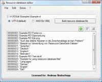 Resource Database Editor screenshot